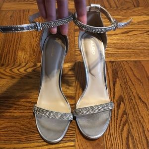 Aldo rhinestone heels